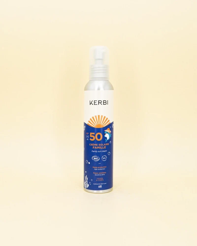 Crème solaire Bio - SPF50 - Sans traces blanches
