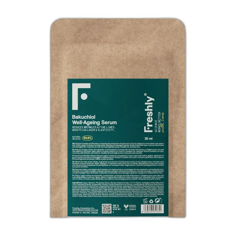 Freshly Refill Sérum anti-âge au bakuchiol, 30 ml