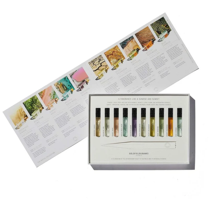 Goldfield & Banks Native Collection Discovery Sample Set EDP (10 x 2ml)
