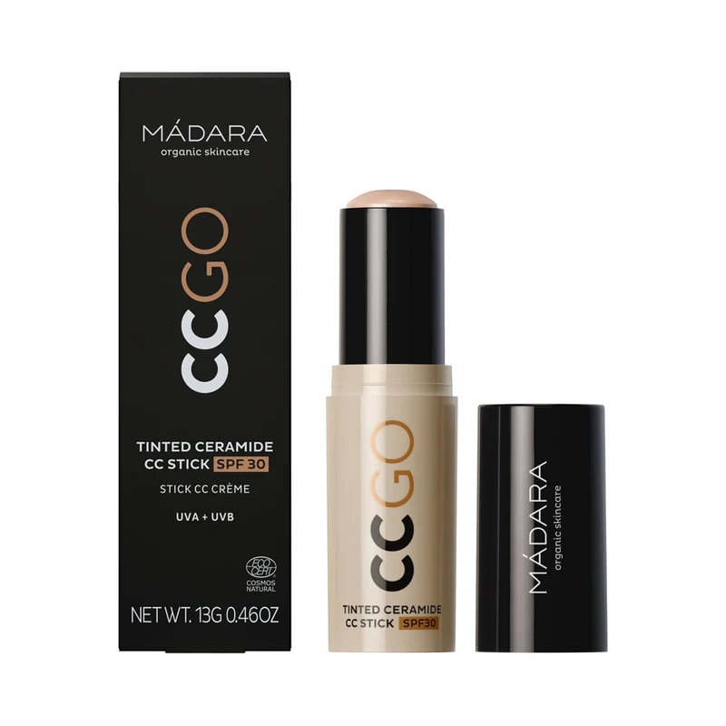 Mádara • CC GO - tinted ceramide Coucou stick SPF30 - true beige 35 / Stick CC teinté aux céramides SPF30 - true beige 35