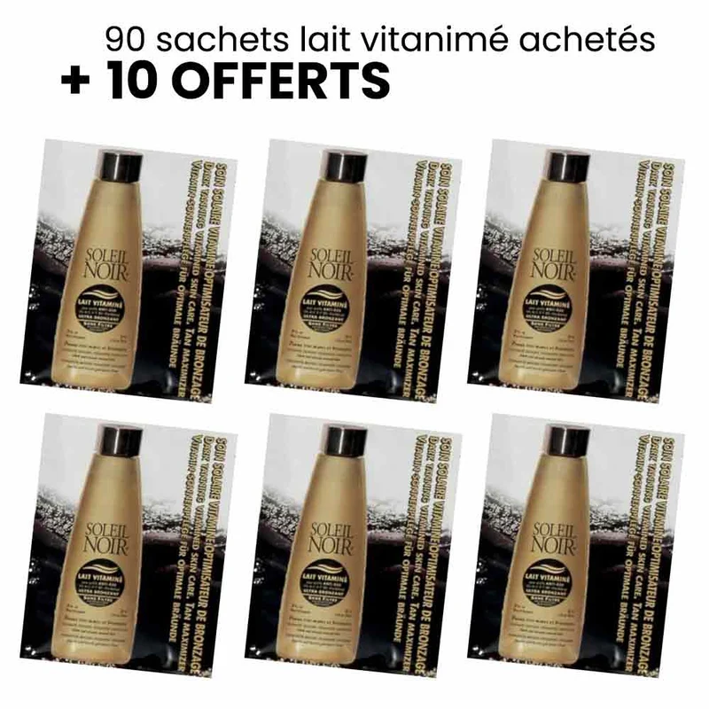 Sachets lait vitaminé Ultra bronzant