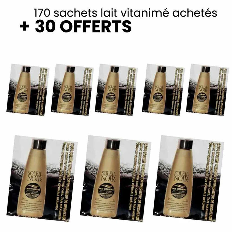 Sachets lait vitaminé Ultra bronzant