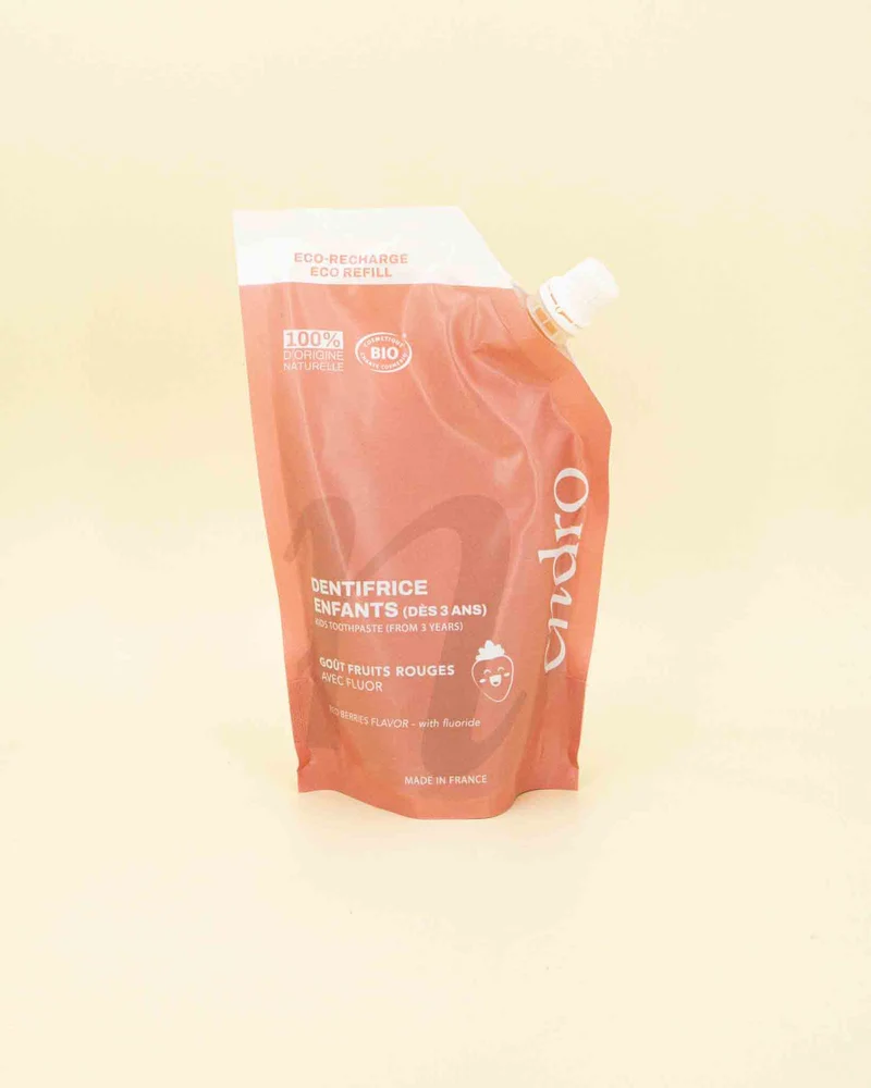 Recharge dentifrice enfants - Fruits rouges - Fluor