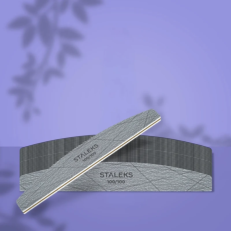 STALEKS | SMART 40 Lime à ongles minérale croissant 100/100 - 25 pièces