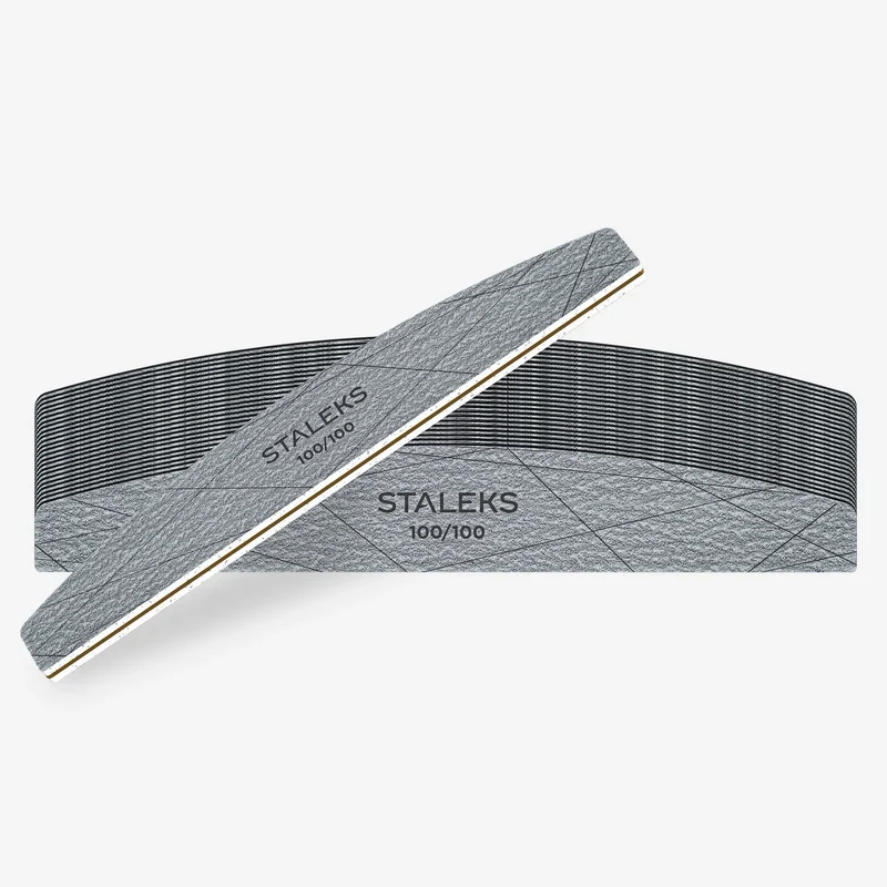 STALEKS | SMART 40 Lime à ongles minérale croissant 100/100 - 25 pièces