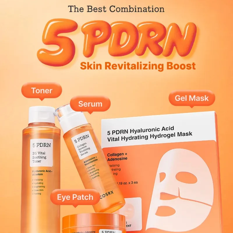 COSRX 5 PDRN Collagen Vitalizing Eye Patch 60 patches / 85g