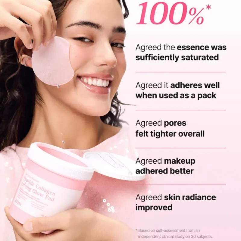 COSRX One Step Original Peptide Collagen Lifting Glow Pad 100 Pads / 300ml