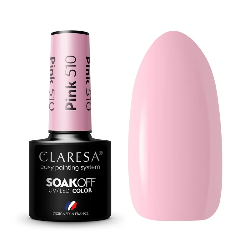 Claresa | Vernis semi-permanent Rose n°510 - 5ml