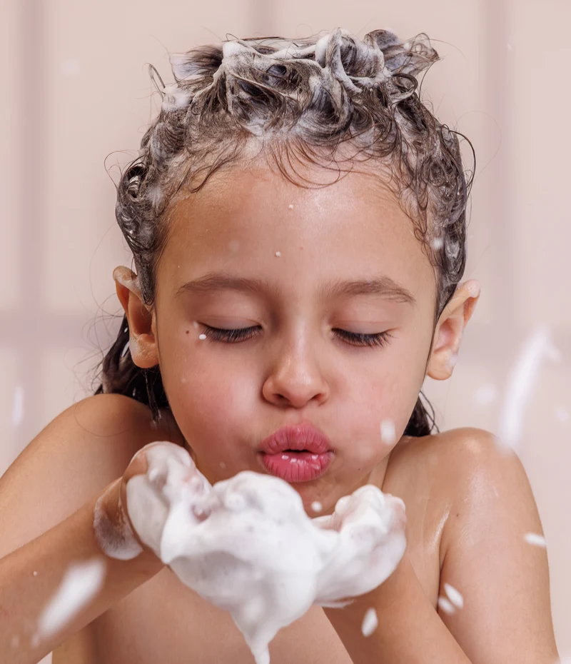 Routine cheveux enfants