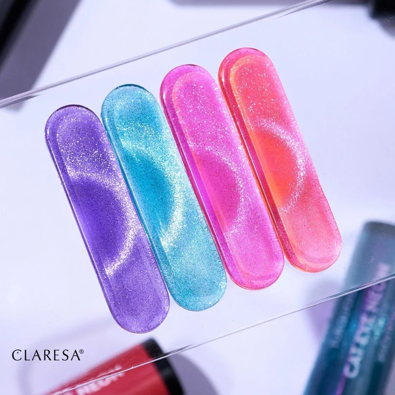 Claresa | Vernis semi-permanent Cat Eye Neon - Light Pink - 5ml