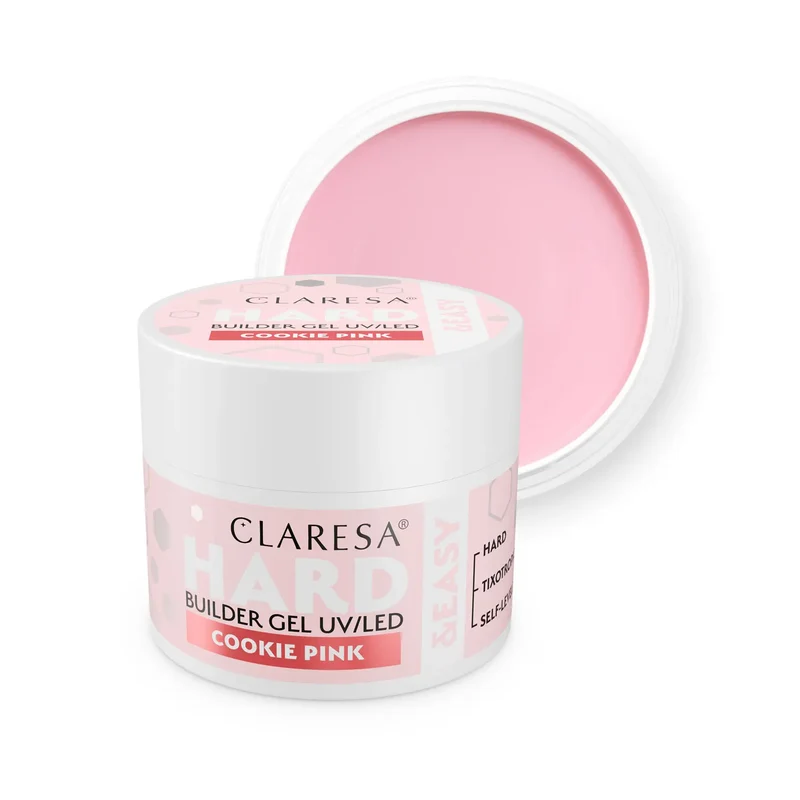 Claresa | Gel de construction - Hard&Easy - Cookie Pink 45g