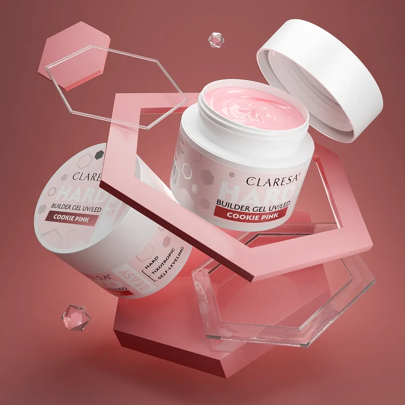 Claresa | Gel de construction - Hard&Easy - Cookie Pink 45g