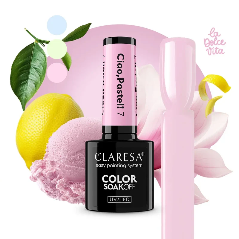Claresa | Vernis semi-permanent Ciao Pastel n°7