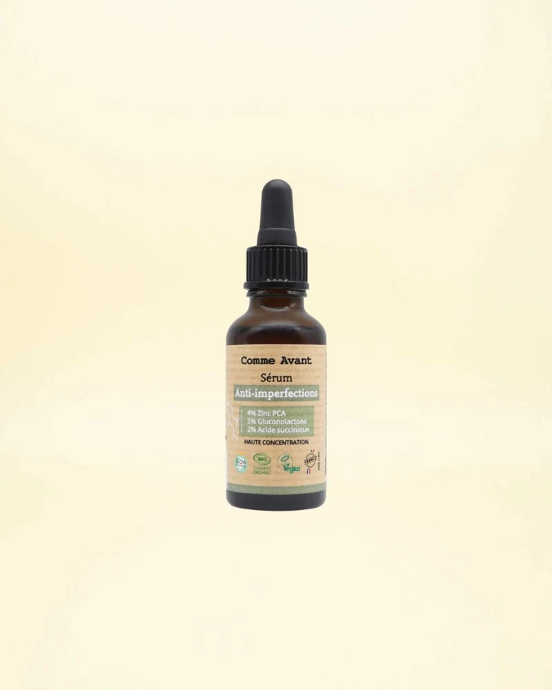 Sérum anti-imperfections - Zinc, Gluconolactone & Acide succinique