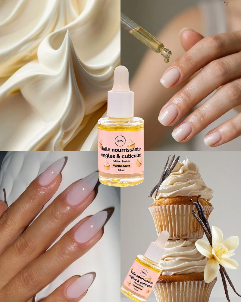 Pop My Nails | Huile nourrissante ongles & cuticules Vanilla Cake - Edition limitée