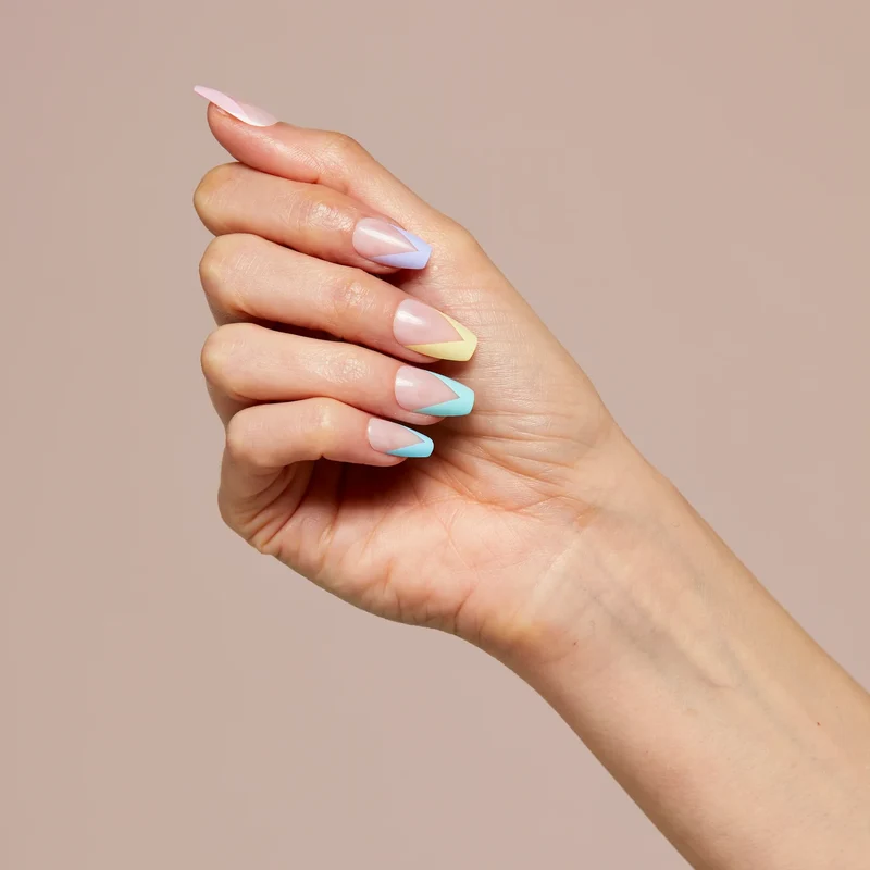 Kiss Products | Faux ongles KS Voguish Fantasy French - Disco Ball