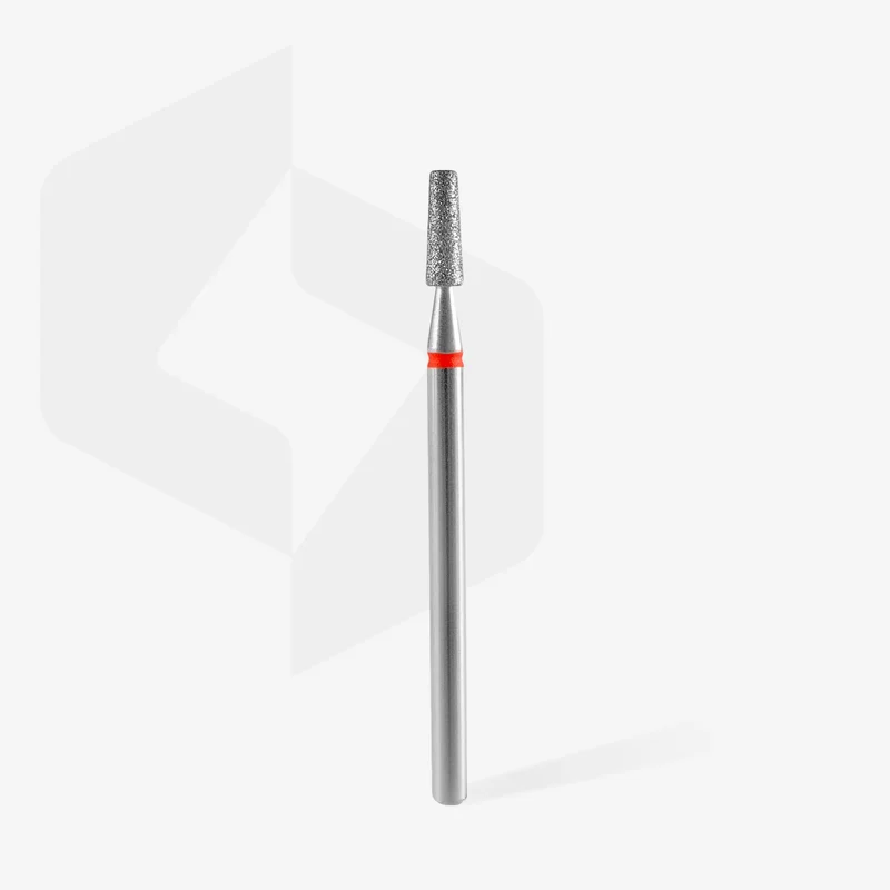 Staleks | Embout ponceuse diamanté, «tronc», rouge, diamètre de la tête 2,5 mm, partie active 8mm