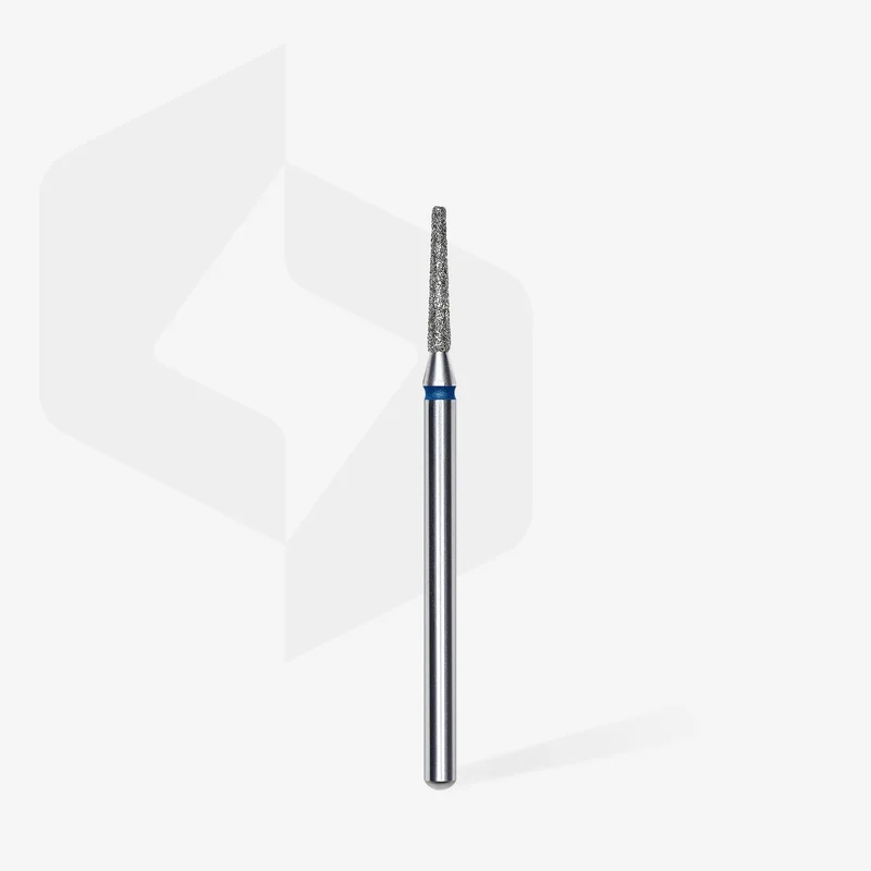 Staleks | Embout ponceuse diamanté, «tronc», bleu, diamètre de la tête 1,6 mm, partie active 10mm