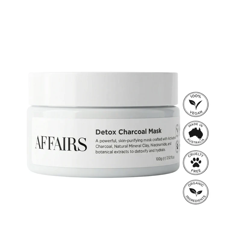 Affairs Detox Charcoal Mask 100g