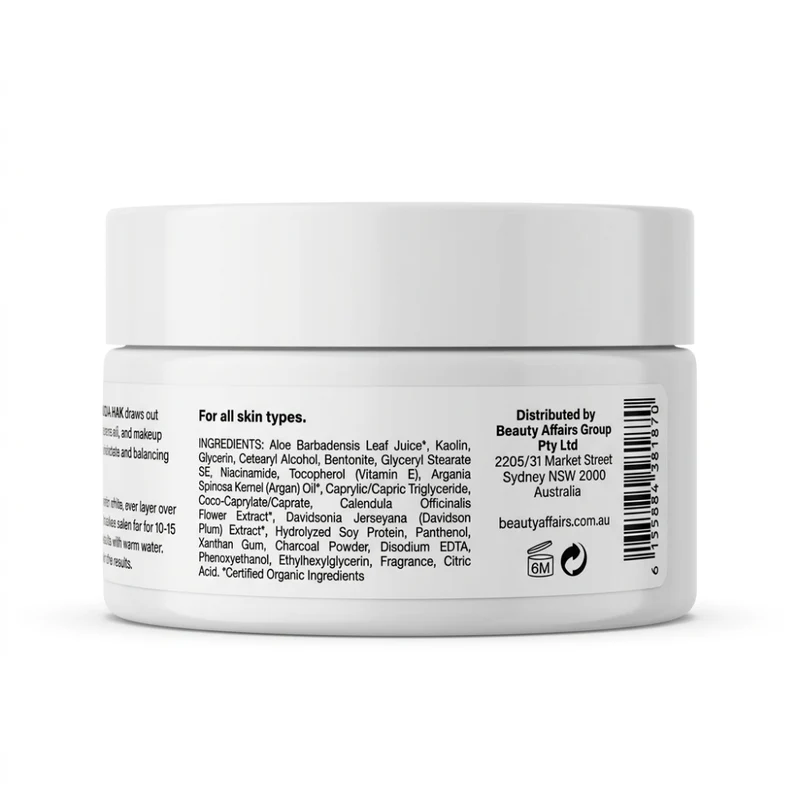 Affairs Detox Charcoal Mask 100g