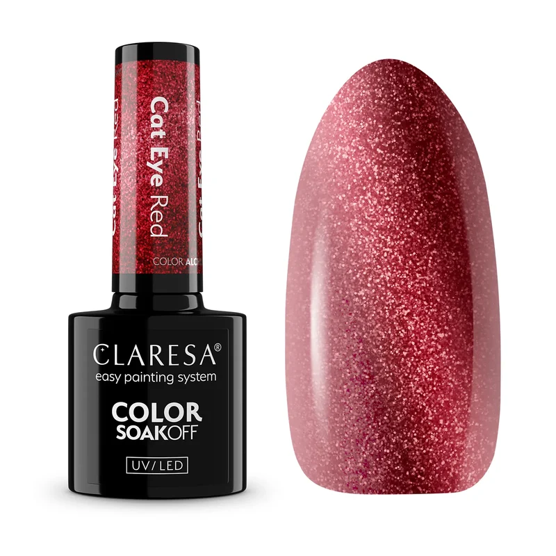 Claresa | Vernis semi permanent Alchemy Cat Eye Red - 5ml