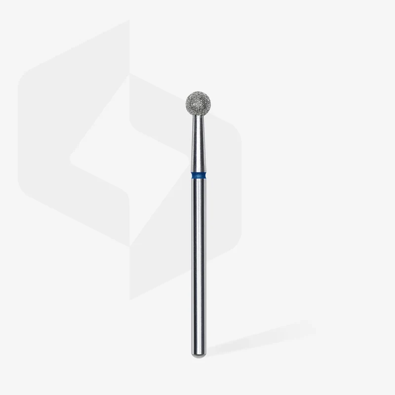 Staleks | Embout ponceuse diamanté, « boule », bleu, diamètre de la tête 4 mm