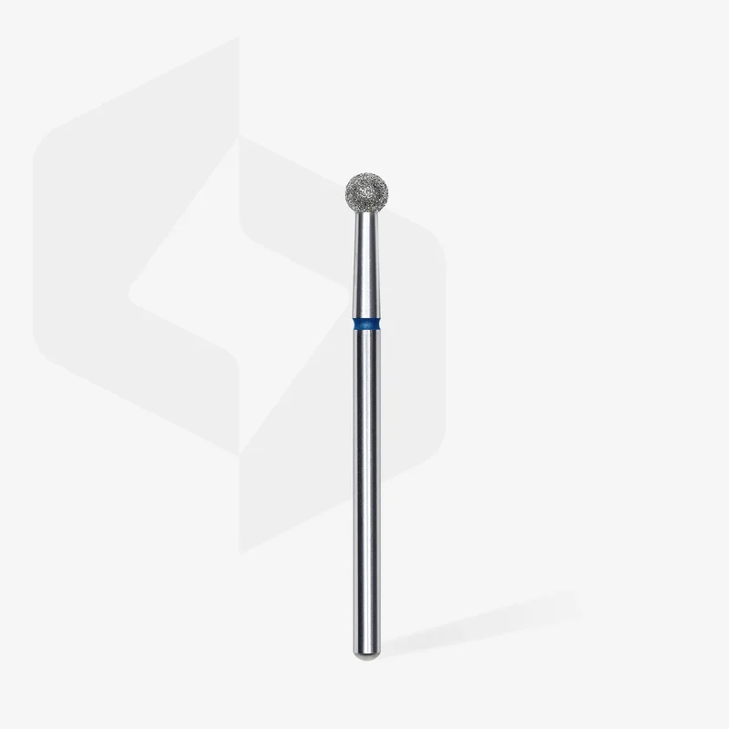 Staleks | Embout ponceuse diamanté, « boule », bleu, diamètre de la tête 3.5 mm