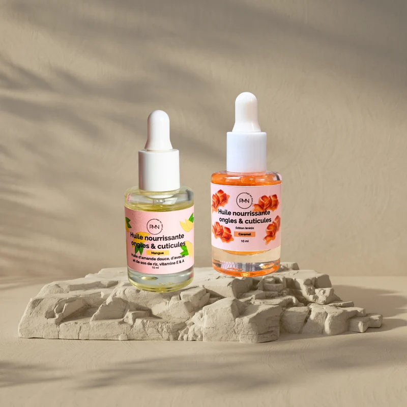 Pop My Nails | Duo d'huiles nourrissantes ongles & cuticules caramel & mangue