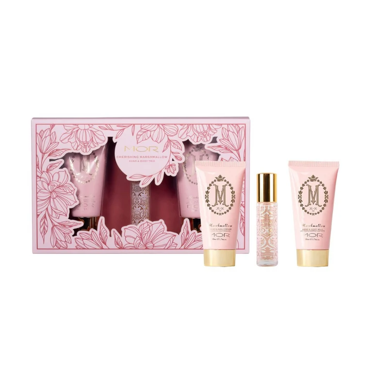 MOR Cherishing Marshmallow Hand & Body Trio