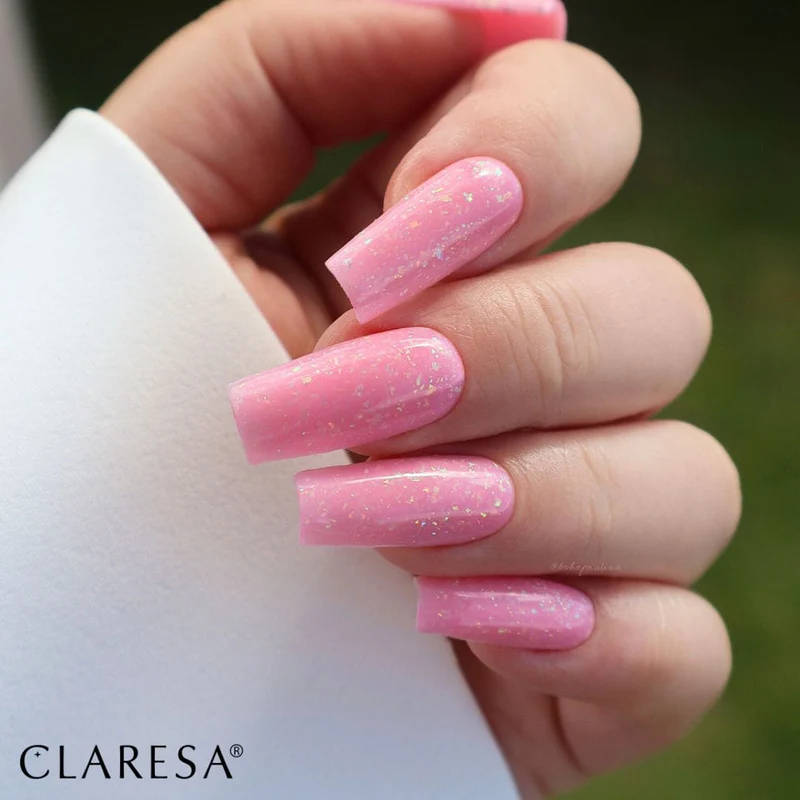 Claresa | Gel de construction - Soft & Easy - Glimmer Pink - 45g