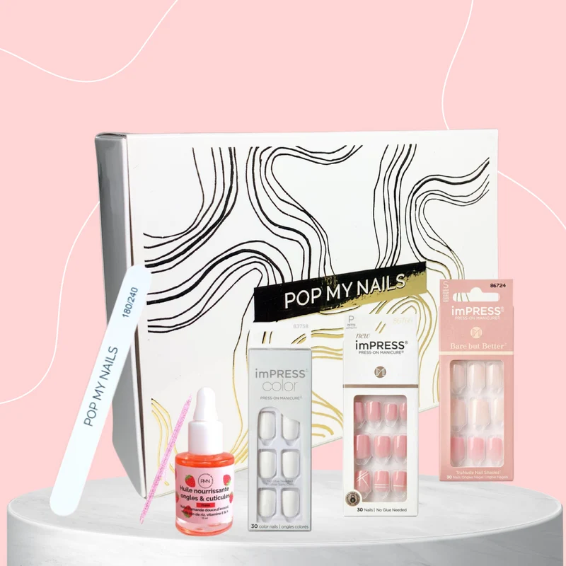 Box Press On Addict - Timeless Day, Effortless Finish , Frosting Color