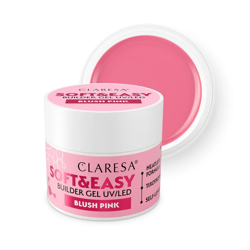 Claresa | Gel de construction - Soft & Easy - Blush Pink - 45g