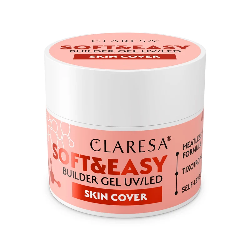 Claresa | Gel de construction - Soft & Easy - Skin Cover - 45g