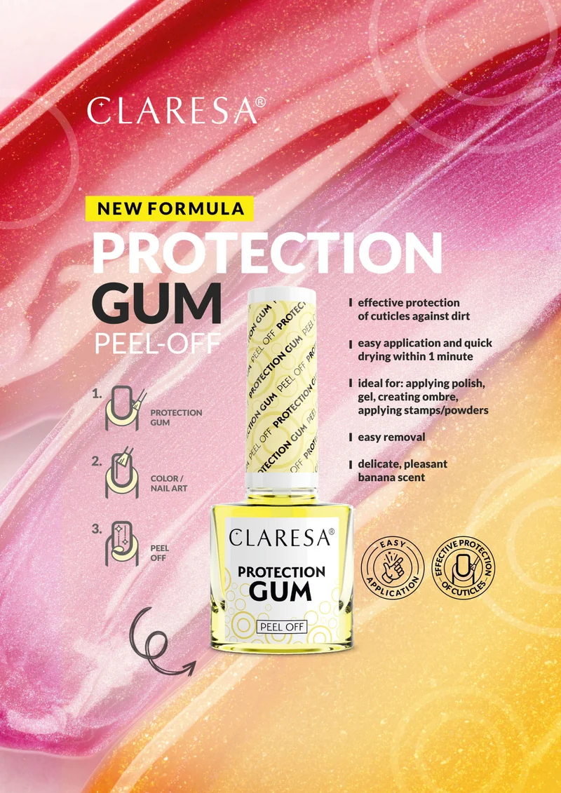 Claresa | Protection Gum Peel Off - Gomme de protection cuticules - 5g