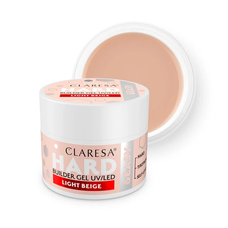 Claresa | Gel de construction - Hard&Easy - Light Beige 45g
