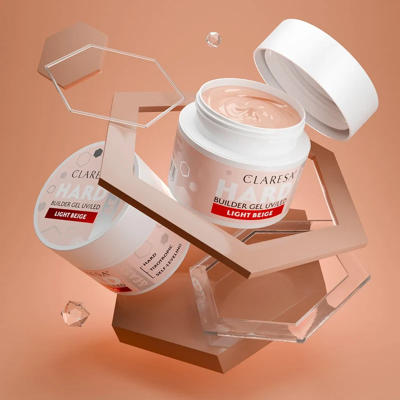 Claresa | Gel de construction - Hard&Easy - Light Beige 45g