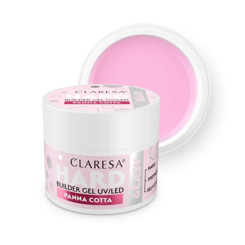 Claresa | Gel de construction - Hard&Easy - Panna Cotta 45g