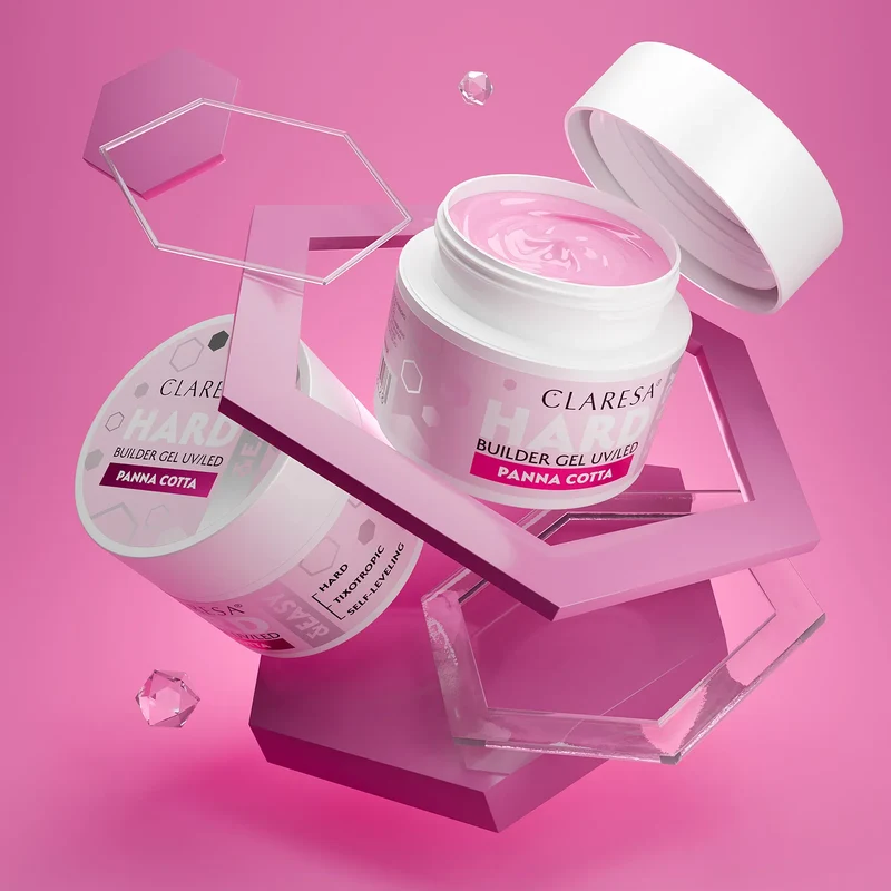 Claresa | Gel de construction - Hard&Easy - Panna Cotta 45g