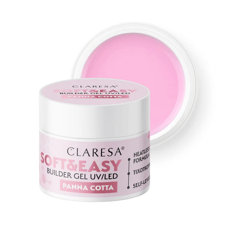 Claresa | Gel de construction - Soft & Easy - Panna Cotta- 90g