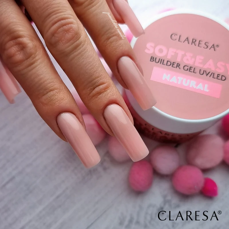 Claresa | Gel de construction - Soft & Easy - Natural - 90g