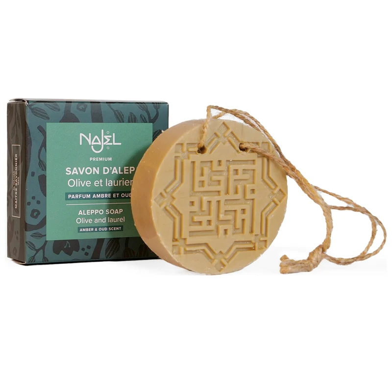 Najel • Savon d'Alep Ambre et Oud 150g