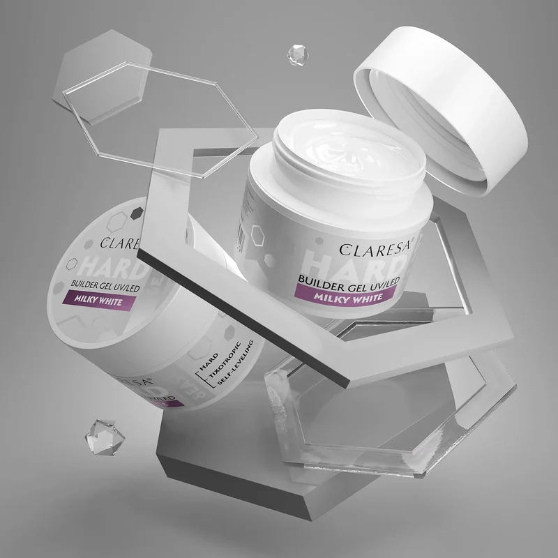 Claresa | Gel de construction - Hard&Easy - Milky White 45g