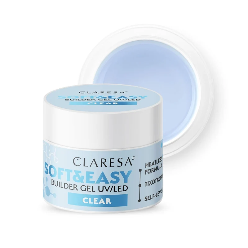 Claresa | Gel de construction - Soft & Easy - Clear 12g