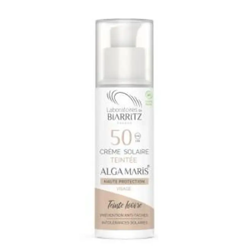 Alga Maris - Lab. Biarritz Crème visage couleur ivoire Spf50 50Ml.