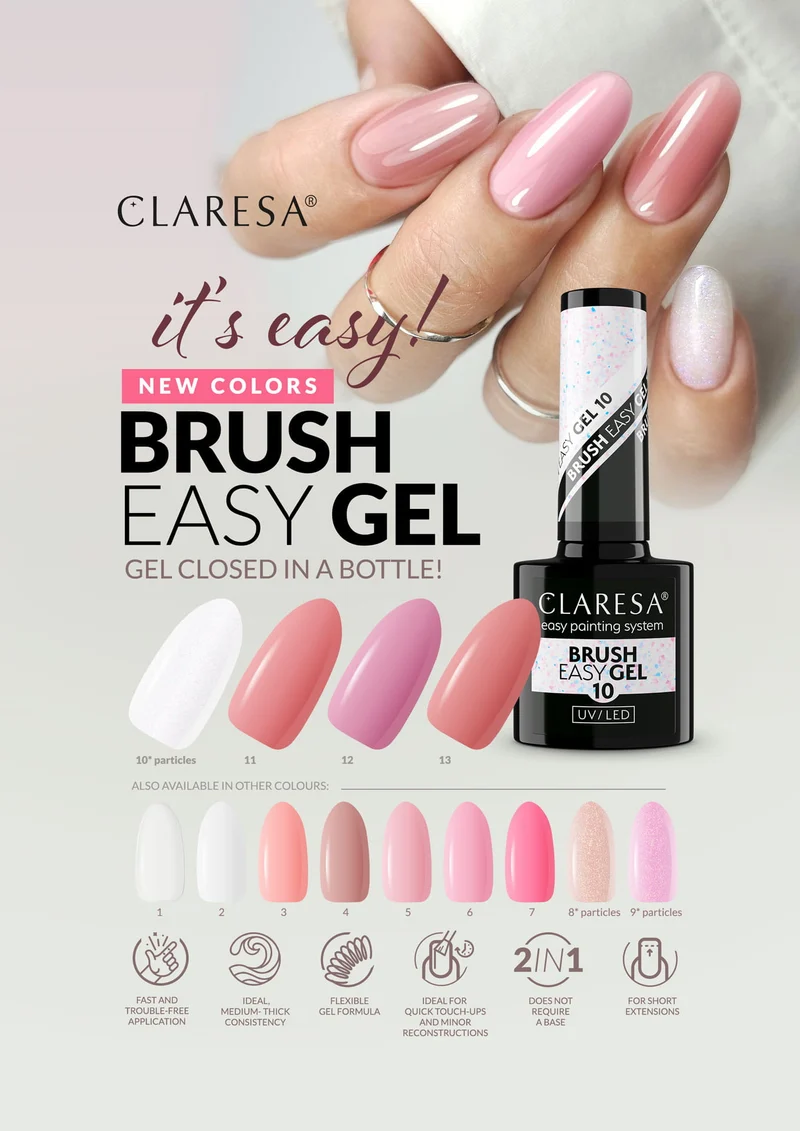 Claresa | Gel en bouteille - Brush Easy Gel n°11 - 5ml