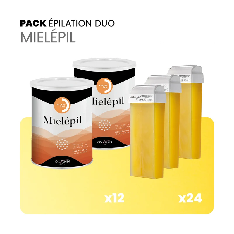 Pack cires pelables & cartouches