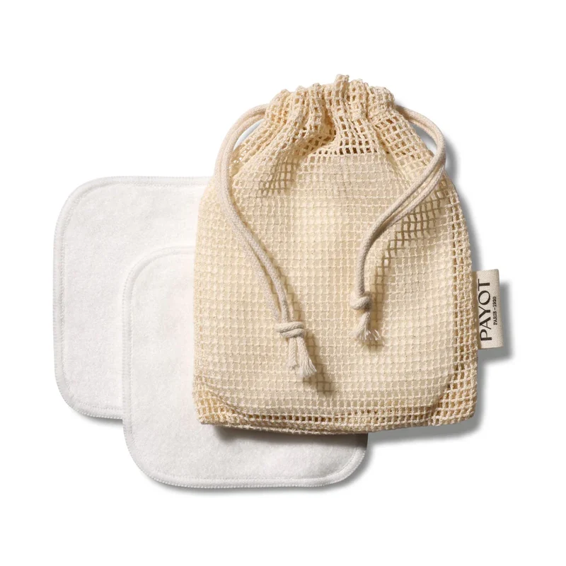 Payot GWP Make Up Remover Pads in cotton pouch
