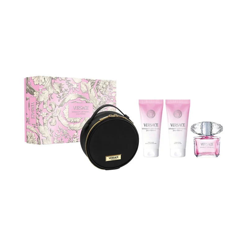 Versace Bright Crystal EDT 90ml 4 Piece Gift Set