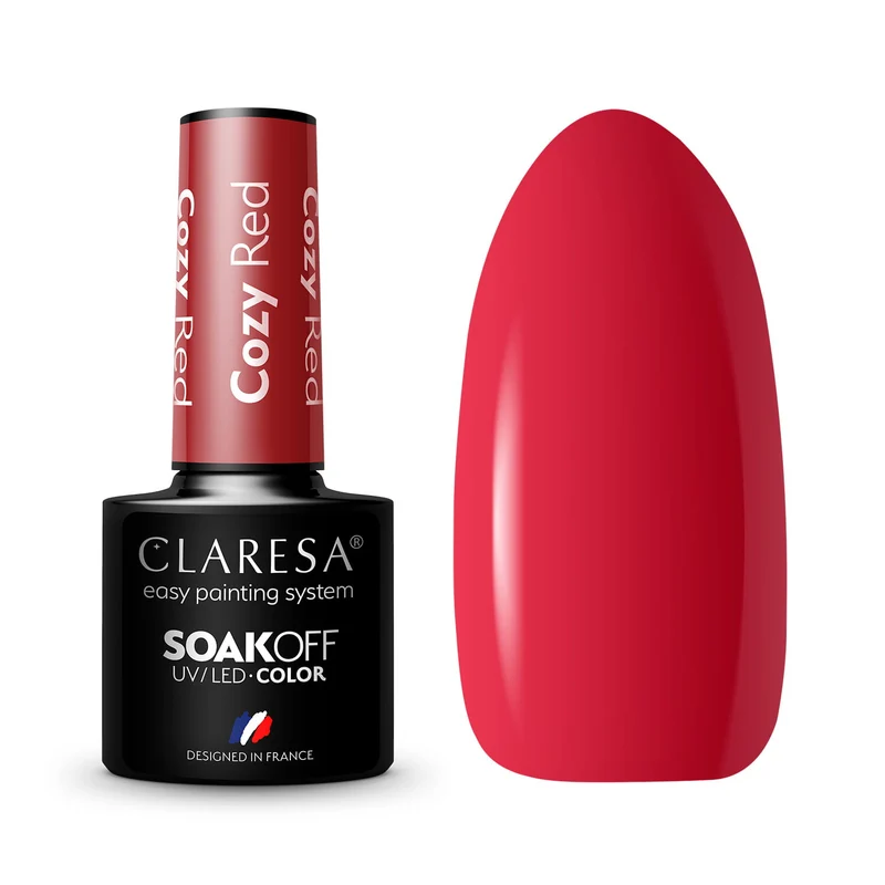 Claresa | Vernis semi-permanent - Cozy Red - 5g