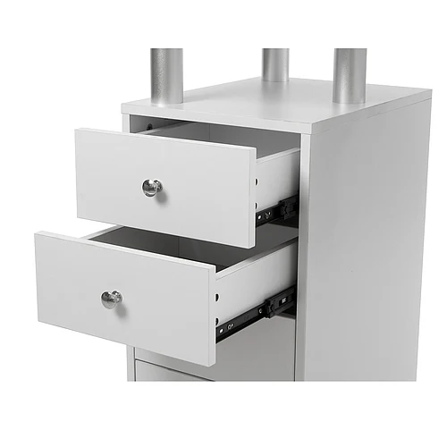 Table de manucure avec aspirateur 2 colonnes